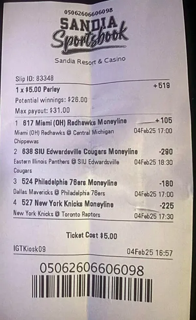 Parlay P Money Team Wins
