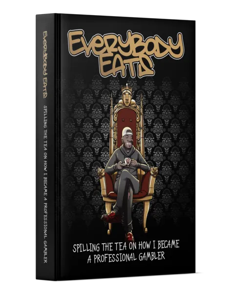 The cover of Parlay P's book, How I became a professional gambler